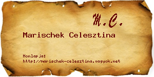Marischek Celesztina névjegykártya